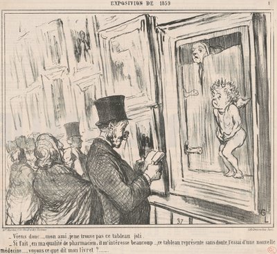 Kom igjen da..., min venn, jeg finner ikke... av Honoré Daumier