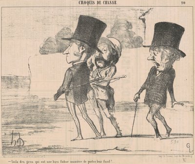 Vel, folk har en... jævla måte... av Honoré Daumier