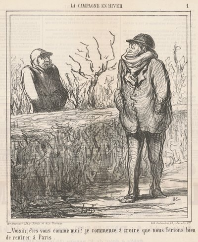 Nabo, er du som meg? ... av Honoré Daumier