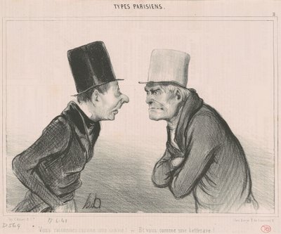Du resonnerer som en stokk! av Honoré Daumier