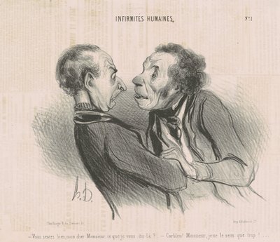 Du føler deg bra, min kjære herr... av Honoré Daumier