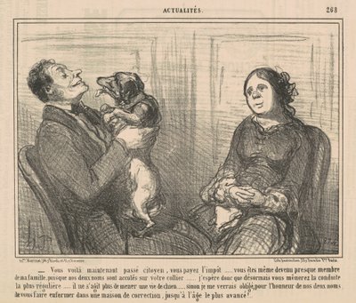 Her er du nå borgerpass av Honoré Daumier