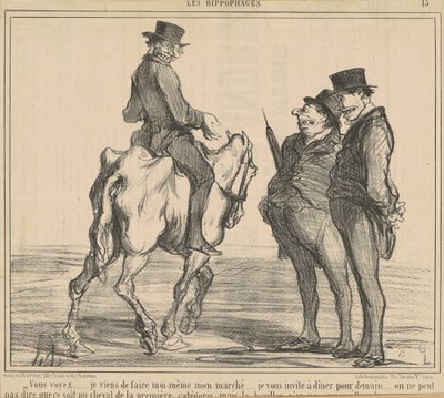 Du skjønner...jeg har nettopp laget...markedet mitt... av Honoré Daumier