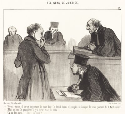 La oss se at det ville være viktig å... av Honoré Daumier