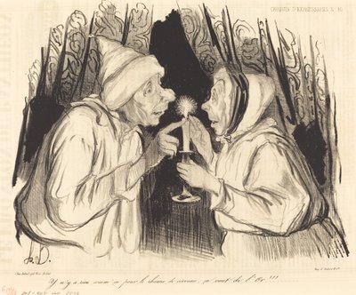 Det er ikke noe sånt for forkjølelse... av Honoré Daumier