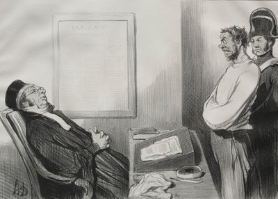 Du var sulten ... det er ikke en grunn ... av Honoré Daumier