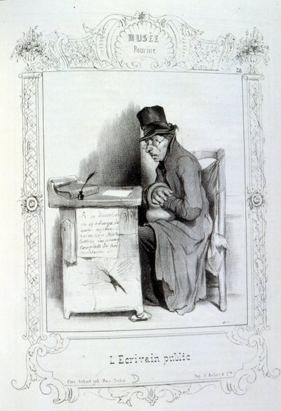 illustrasjoner om ideer og legender Philipon under tittelen Les Cent og Robert Macaire av Honoré Daumier