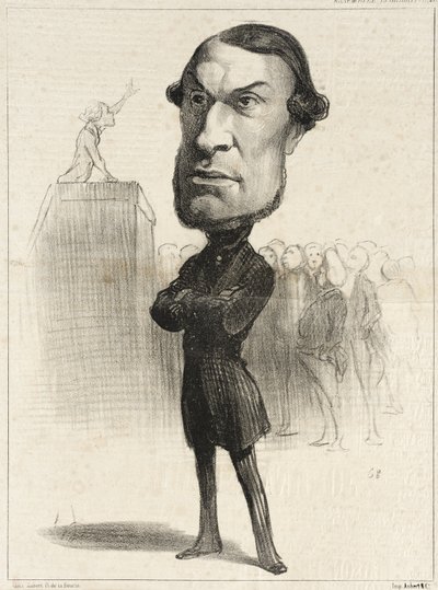 Achille Fould av Honoré Daumier