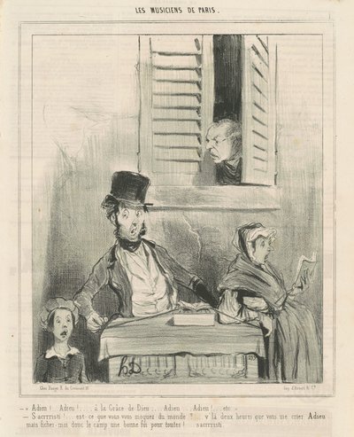 Ha det! ... Ved Guds nåde ... av Honoré Daumier