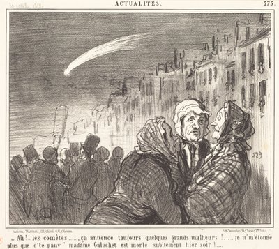 Ah!... kometene... av Honoré Daumier