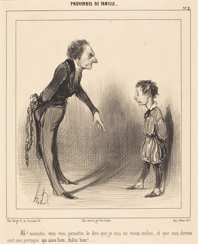 Å! Monster, De tillater Dem... av Honoré Daumier
