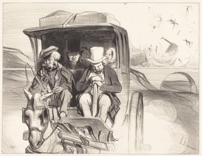 Kom igjen ... pokker, kusk ... av Honoré Daumier