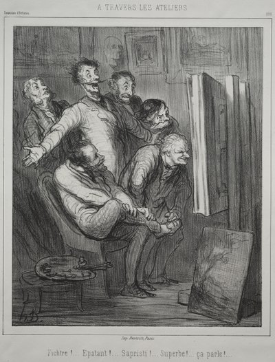 Gjennom studioene av Honoré Daumier