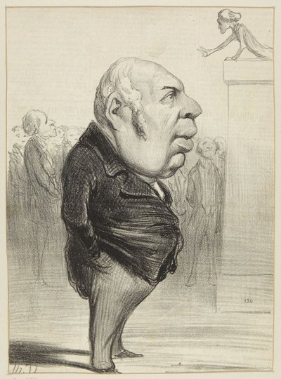 «Berryer» av Honoré Daumier