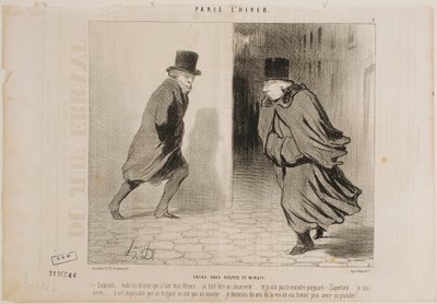 Mellom klokken 11 og midnatt av Honoré Daumier