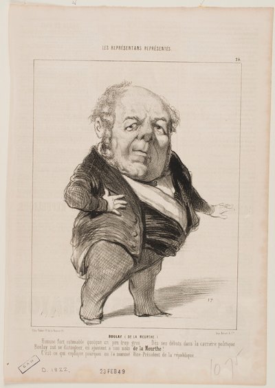 Boulay (de la Meurthe) av Honoré Daumier