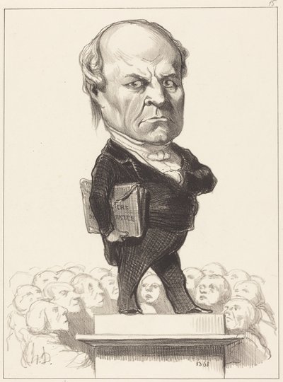 C.H. Odilon Barrot av Honoré Daumier