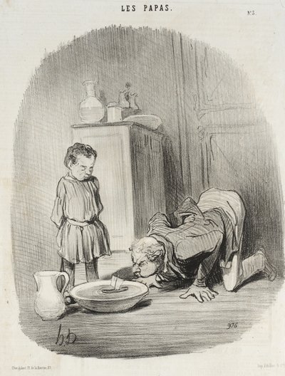 Hvordan unge mennesker får smaken for sjøfart av Honoré Daumier