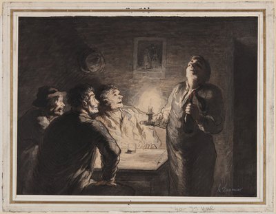 Den fine årgangen av Honoré Daumier