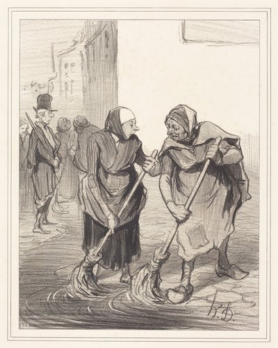 Si meg, mor Giboulard... av Honoré Daumier