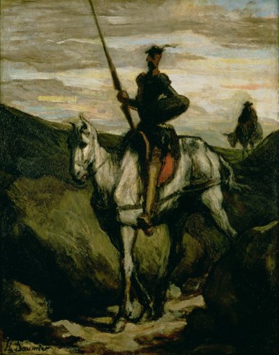 Don Quixote av Honoré Daumier