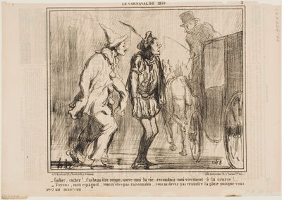 Kusk, kusk, du kan ikke avvise meg av Honoré Daumier