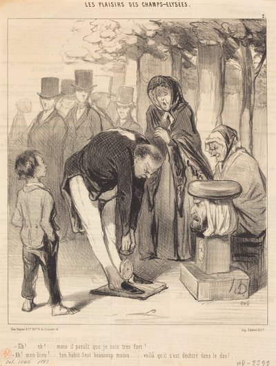 Eh!... Eh!... men det sies visst at... av Honoré Daumier