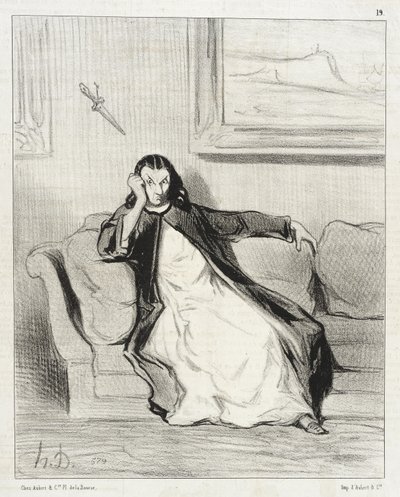 Helvete og fordømmelse!... Pepet ut... Pepet ut!!... Pepet ut! av Honoré Daumier