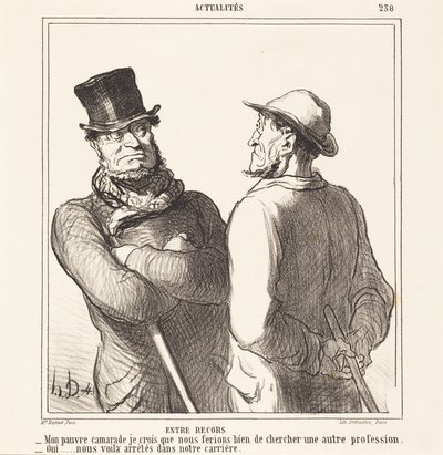 Mellom minner av Honoré Daumier