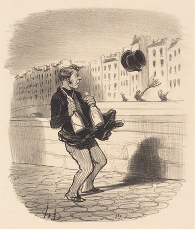 Kom inn, herr... føl Dem helt hjemme... av Honoré Daumier