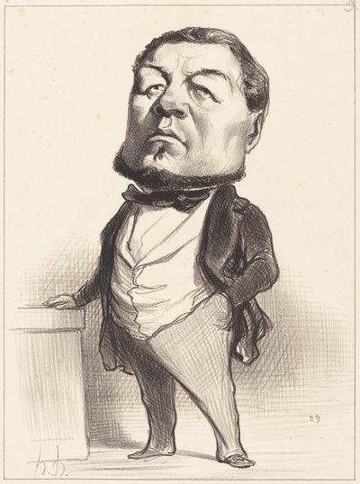 F.J. Ducoux av Honoré Daumier
