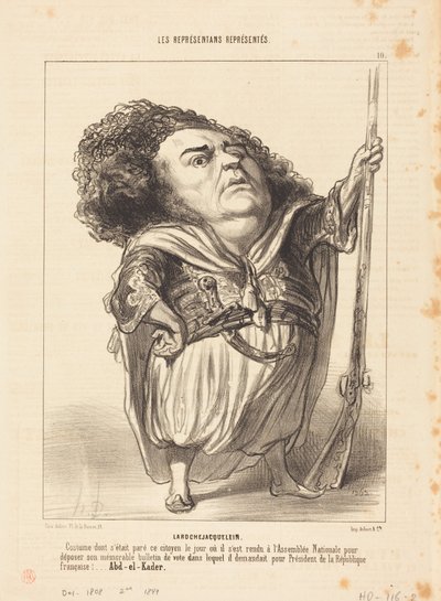 Henri de Larochejacquelein av Honoré Daumier