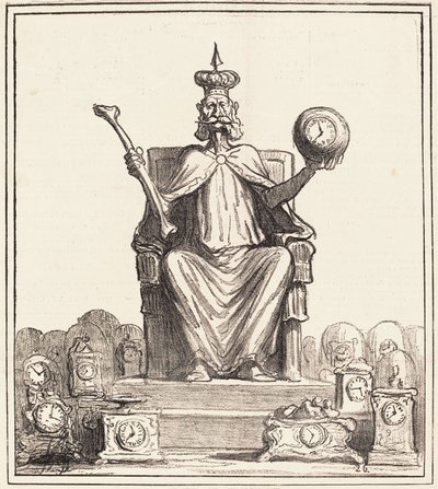 Honore Daumier, "" Etterfølger av Charlemagne"" av Honoré Daumier