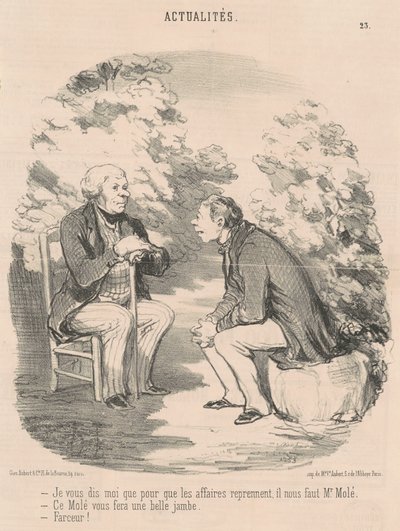 Jeg sier deg at ... vi trenger Mr. Molé ... av Honoré Daumier