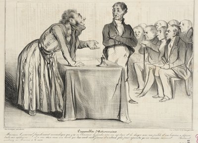 Aksjonærenes generalforsamling av Honoré Daumier