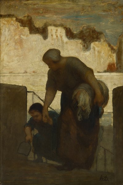 Vaskerijen av Honoré Daumier
