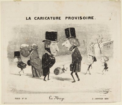 Snøen av Honoré Daumier