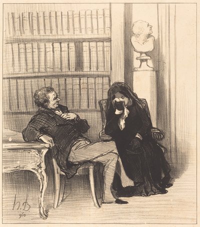 Enken av Honoré Daumier