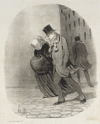 De gode borgerne (serie med trykk) av Honoré Daumier
