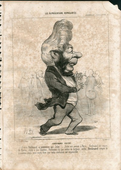 Charivari av Honoré Daumier