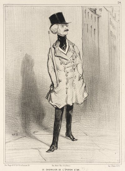 Ridderen med den gylne sporen av Honoré Daumier