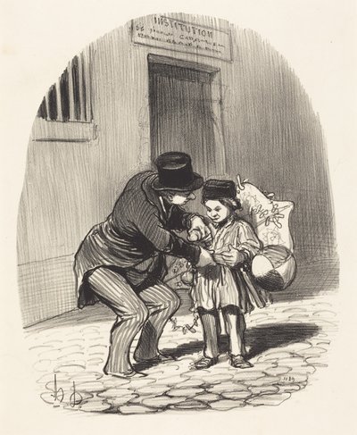 Utgangsdagen av Honoré Daumier