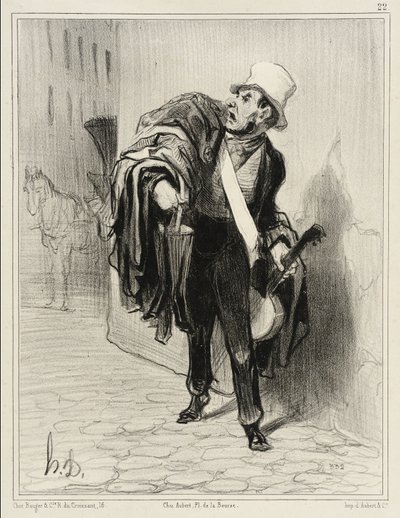 Kleshandleren av Honoré Daumier