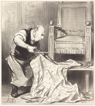 Den nye kronopetseren... av Honoré Daumier
