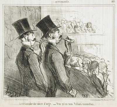 Byggsukkerets triumf av Honoré Daumier