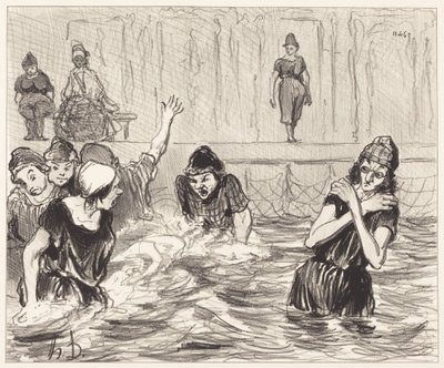 Vaskekvinnene av Honoré Daumier