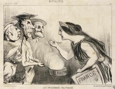 De politiske snylterne av Honoré Daumier