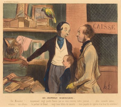 Velvillige tidsskrifter av Honoré Daumier