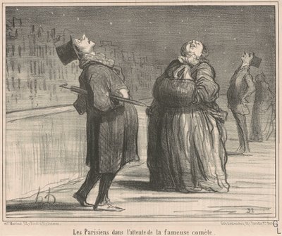 Parisere venter på... av Honoré Daumier
