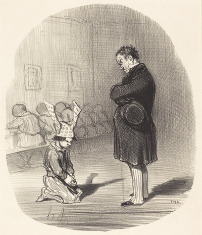 Følgene av et opprør av Honoré Daumier